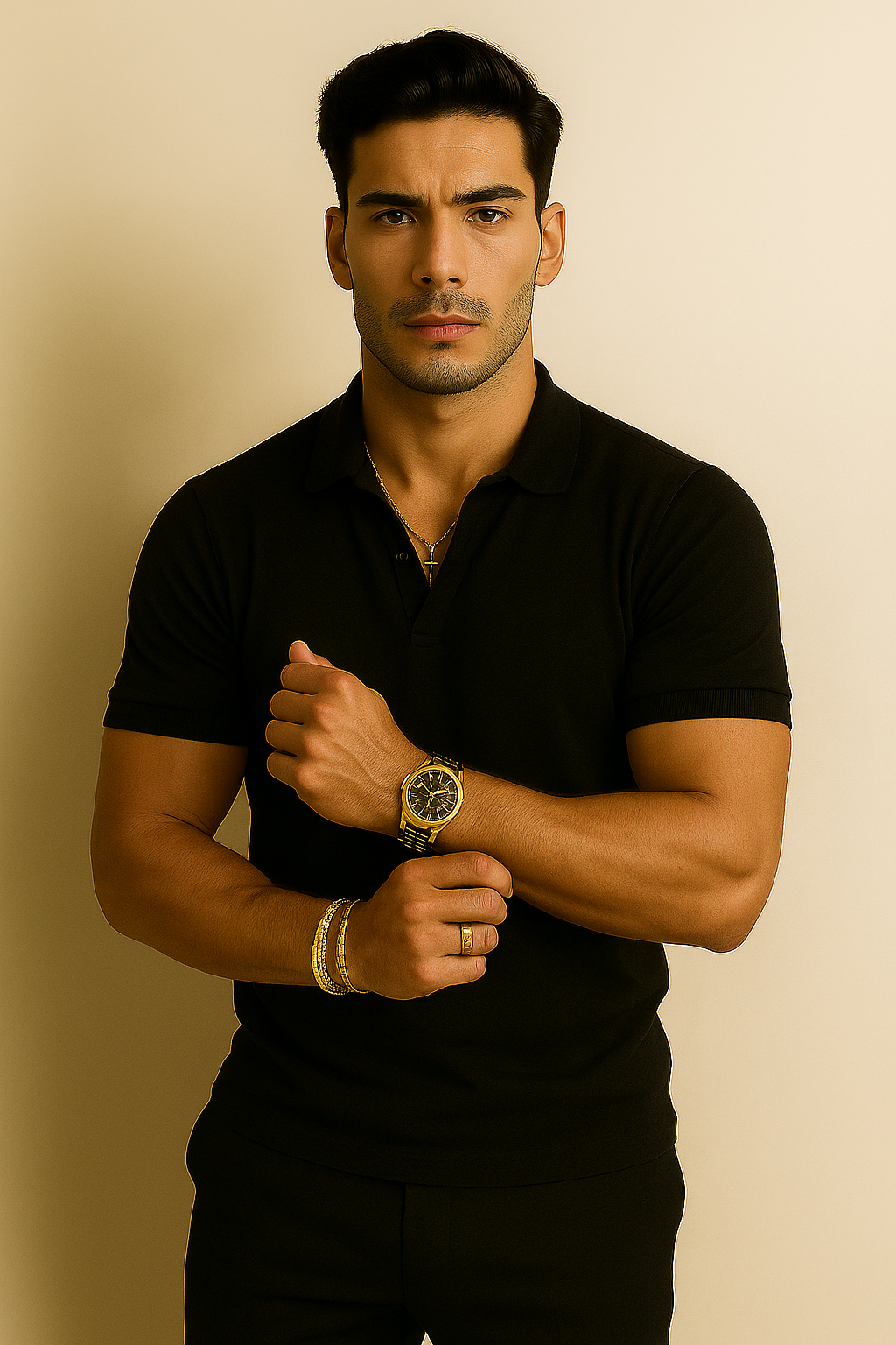 NUEVO SET LUXOR™ – RELOJ + PULSERA + CADENA + ANILLO | Edición Regalo para Hombre