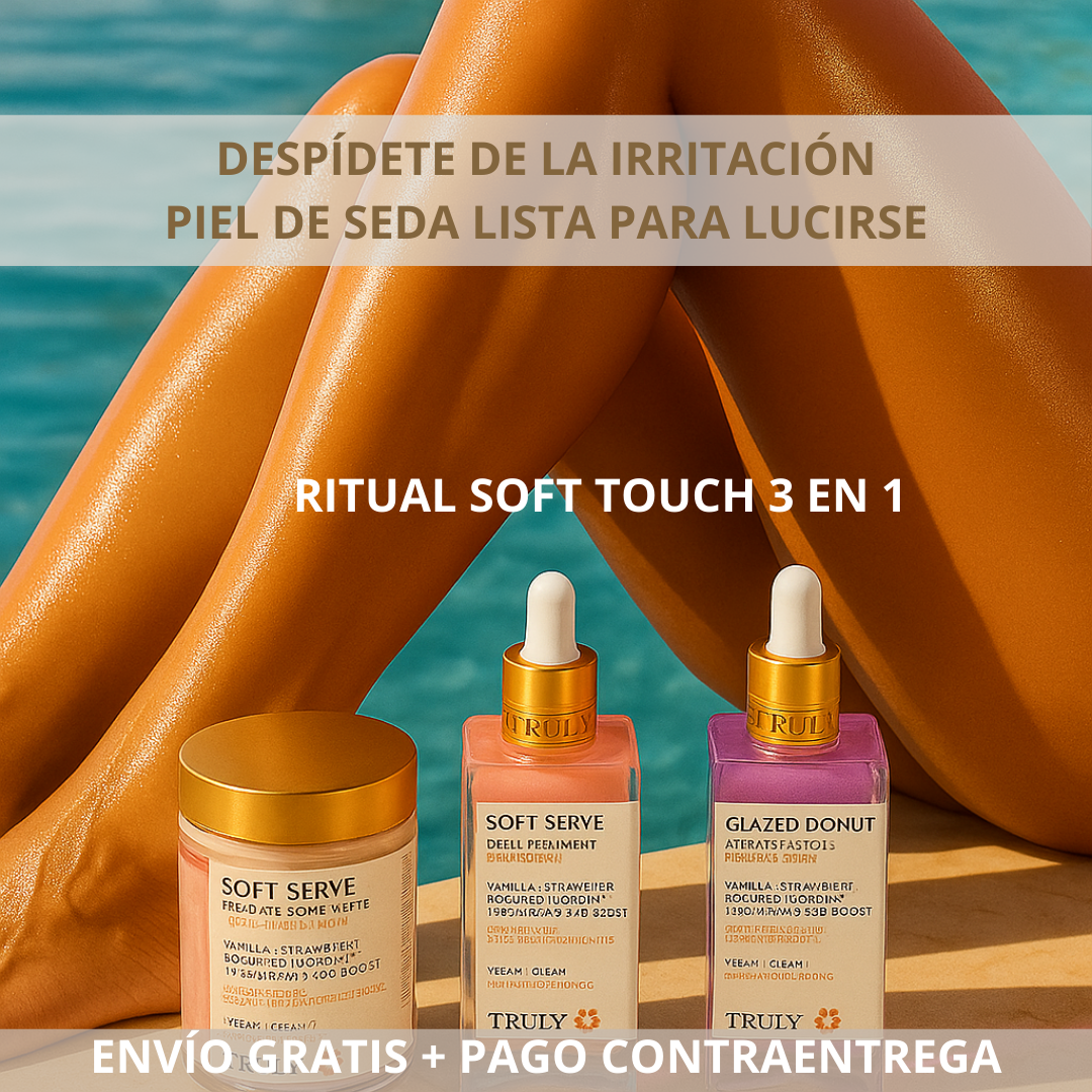 NUEVO RITUAL SOFT TOUCH 3 EN 1: Piel de seda con luminosidad.