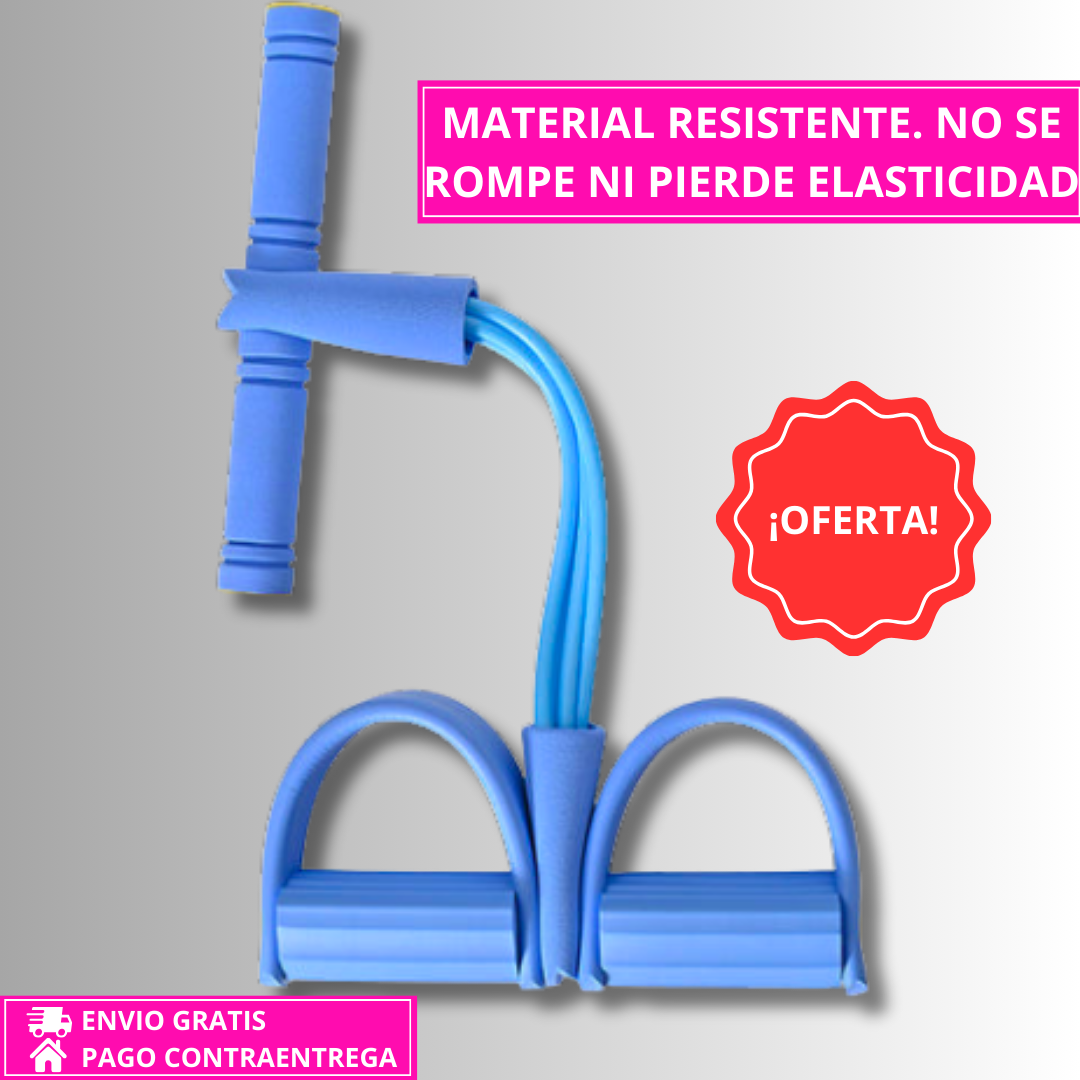 NUEVA BANDA DE EJERCICIO ELASTICA FLEXIFIT PRO - Entrena todo tu cuerpo en casa… en solo 15 minutos al día
