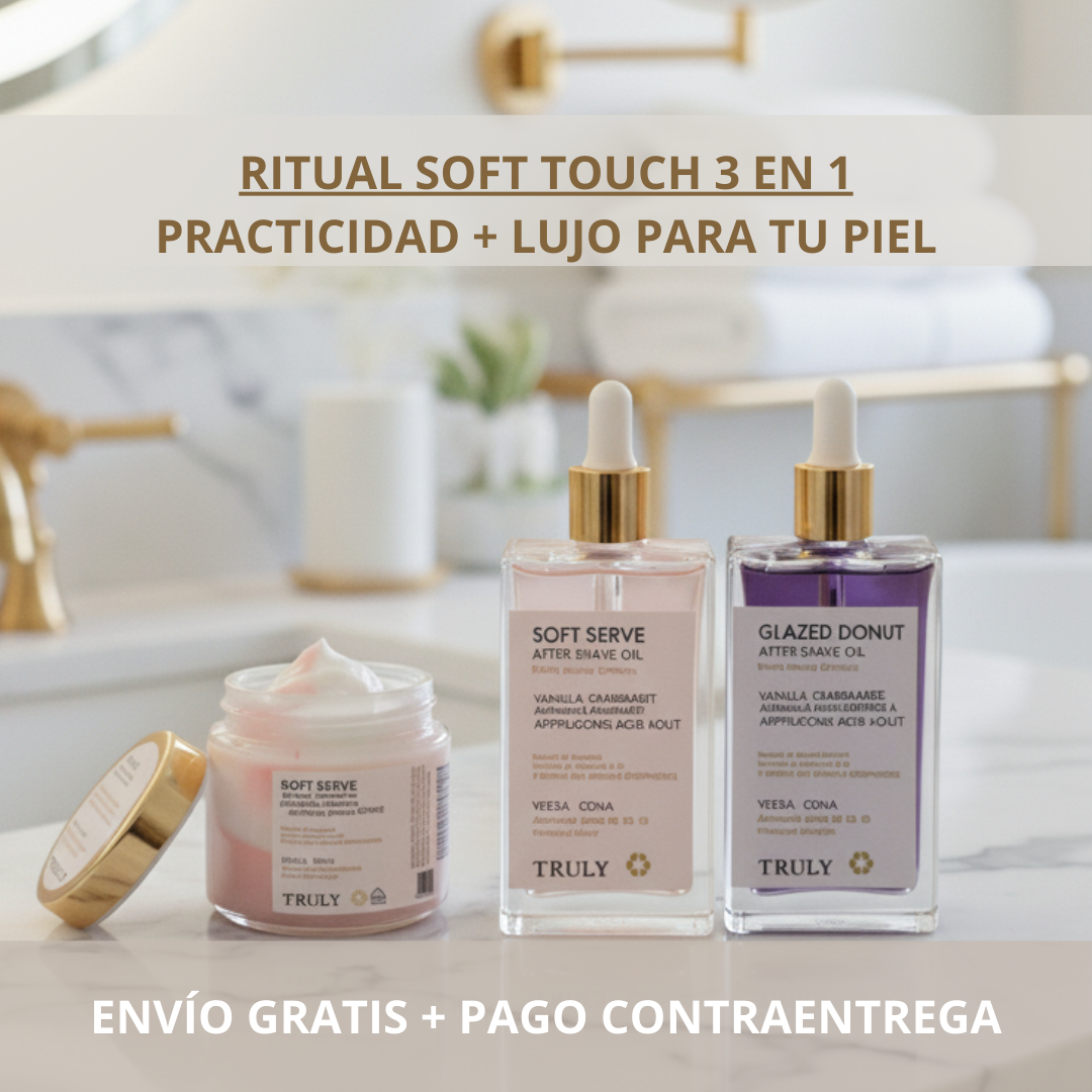 NUEVO RITUAL SOFT TOUCH 3 EN 1: Piel de seda con luminosidad.