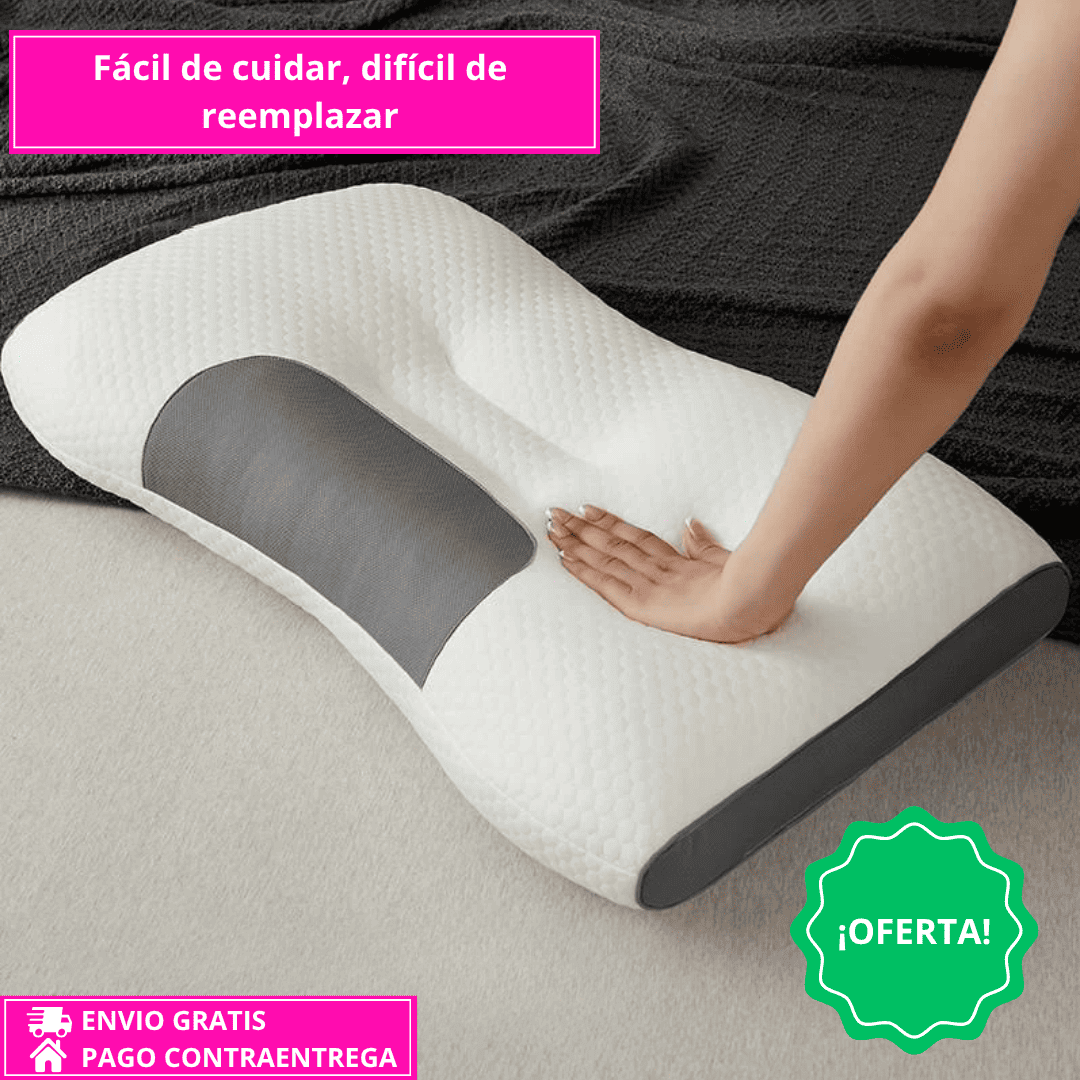 Nueva DorMax™ – Almohada Ortopédica Antialérgica - Tu descanso empieza con una almohada inteligente.