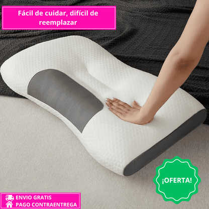 Nueva DorMax™ – Almohada Ortopédica Antialérgica - Tu descanso empieza con una almohada inteligente.