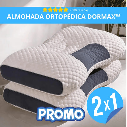 DorMax™ – Almohada Ortopédica Antialérgica - Tu descanso empieza con una almohada inteligente.