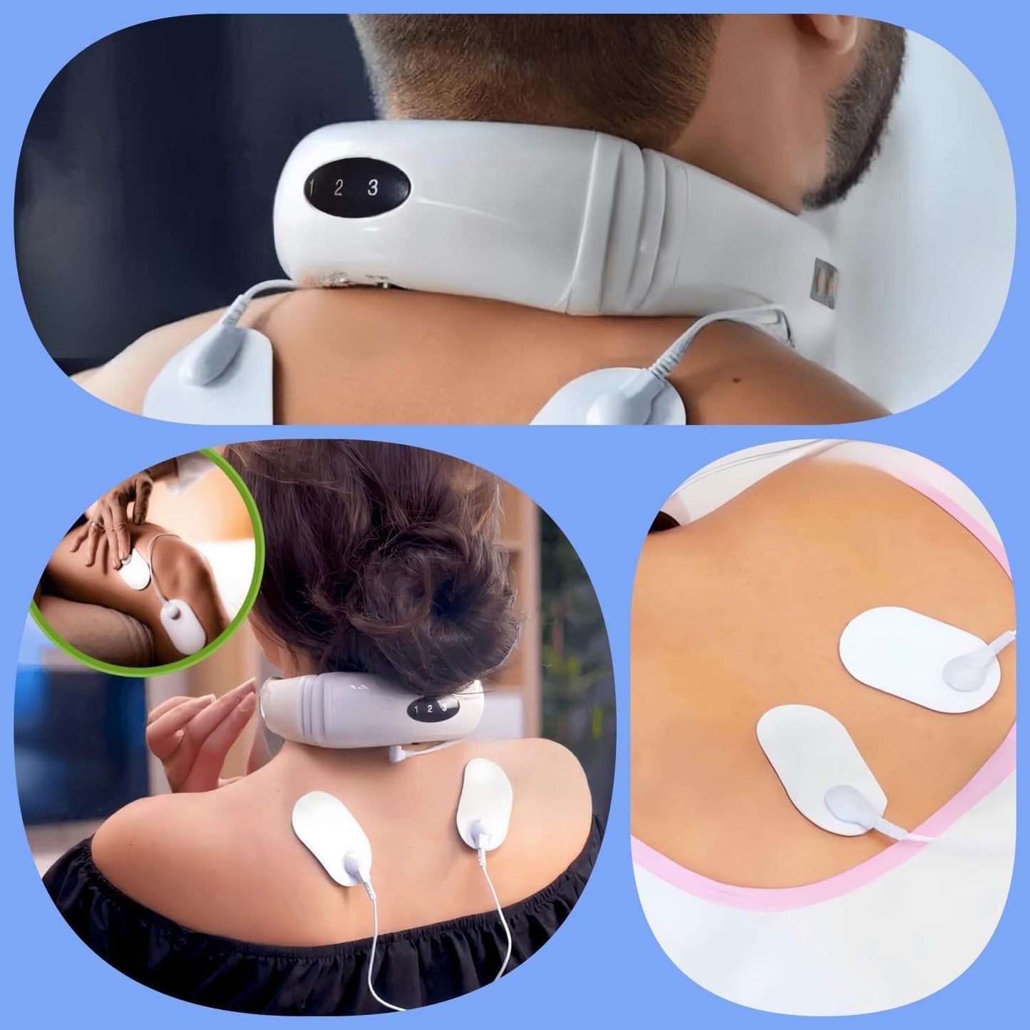 Masajeador Inalámbrico Neuro Relax Pro™: Relajación y sensación de alivio donde estés