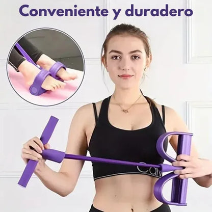 NUEVA BANDA DE EJERCICIO ELASTICA FLEXIFIT PRO - Entrena todo tu cuerpo en casa… en solo 15 minutos al día