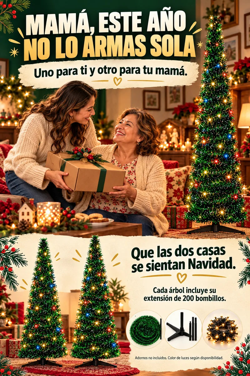 Mamá, este año no lo armas sola. Uno para ti y otro para tu mamá: una forma práctica de compartir la Navidad.